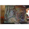 Image 1 : OTTO JEGODTKA ESCAPE ACRYLIC PAINTING