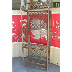 RATTAN SHELF UNIT