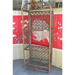 RATTAN SHELF UNIT