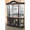 Image 1 : ITALIAN BOWED GLASS 2-PIECE CHINA CABINET