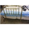 Image 1 : BRASS SINGLE SIZE HEADBOARD AND ROLLER FRAME