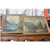 Image 1 : TWO EARLY FRAMEDMOUNTAIN LANDSCAPES