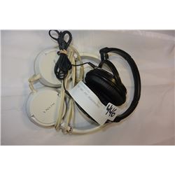 SONY AND JVC HEADPHONES