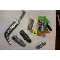 LOT OF POCKET KNIVES