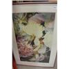 Image 1 : 2 LARGE FRAMED FLORALS