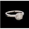 Image 1 : 14KT White Gold 1.41 ctw Diamond Ring
