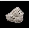 Image 1 : 14KT White Gold 1.58 ctw Diamond Ring