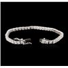 Image 3 : 14KT White Gold 5.52 ctw Diamond Tennis Bracelet