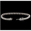 Image 3 : 14KT White Gold 8.20 ctw Diamond Tennis Bracelet