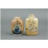 Image 1 : 2 PC Chinese Inner Painting Snuff Bottle