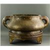Image 1 : Chinese Ming Large Bronze Censer Xuande Mark