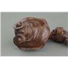 Image 4 : Chinese Wood Carved Ruyi Scepter