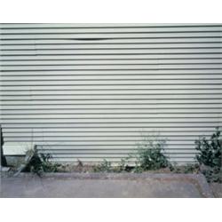 JEFF WALL (b. 1946) SUNKEN AREA color photographic transparency in lightbox 921/8 x 1141/4 x 101/...