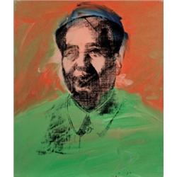 ANDY WARHOL (1928-1987) MAO (ORANGE) signed and dated  73  on the overlap; stamped with Estate an...