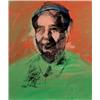 Image 1 : ANDY WARHOL (1928-1987) MAO (ORANGE) signed and dated "73" on the overlap; stamped with Estate an...