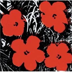 Property From a Private German Collector ANDY WARHOL (1928-1987) UNTITLED (FLOWERS) signed "Andy ...