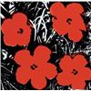 Image 1 : Property From a Private German Collector ANDY WARHOL (1928-1987) UNTITLED (FLOWERS) signed "Andy ...