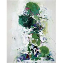 Property From a Private american Collection JOAN MITCHELL (1926-1992) UNTITLED oil on canvas 36 x...