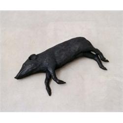 PROPERTY from the pisces trust ROSEMARIE TROCKEL (b. 1952) GEWOHNHEITSTIER 6 bronze 215/8 x 433/8...