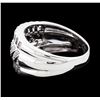 Image 3 : 14KT White Gold 1.00ctw Diamond Ring