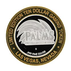 .999 Silver Palms A Maloof Casino Resort Las Vegas Nevada $10 Casino Limited Edi
