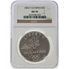 Image 1 : 2002-P $1 Salt Lake Olympics Silver Coin NGC MS70