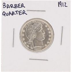 1912 Barber Silver Quarter BU