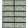 Image 2 : Lot of (10) 1963A $2 Legal Tender Notes