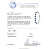 Image 5 : 14KT White Gold 14.76ctw Sapphire and Diamond Bracelet