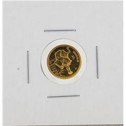 1986 Singold 1/20 oz Gold Coin