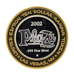 .999 Silver Plaza Hotel and Casino Las Vegas Nevada $10 Casino Limited Edition G
