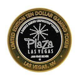 .999 Silver Plaza Las Vegas, NV $10 Casino Limited Edition Gaming Token