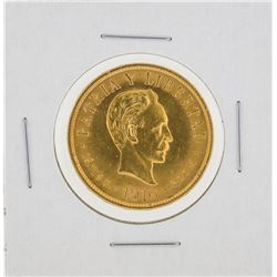 1916 Republic De Cuba 10 Pesos Gold Coin
