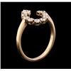 Image 4 : 14KT Rose Gold 0.74ctw Diamond Ring