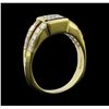 Image 5 : 18KT Yellow Gold 1.96ctw Diamond Ring