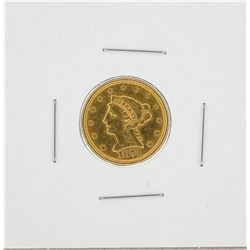 1873 $2 1/2 Liberty Head Quarter Eagle Gold Coin Open 3