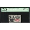 Image 1 : 1874 Twenty Five Cents Fractional Currency Note PCGS Gem New 65PPQ