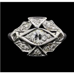 14KT White Gold 0.68ctw Diamond Ring
