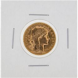 1910 Republique Francaise Liberteehalite 20 Francs Gold Coin