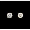 Image 1 : 14KT Yellow Gold 1.48ctw Diamond Earrings