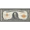 Image 1 : 1922 $10 Large Gold Certificate Note - Pin Holes
