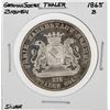 Image 1 : 1865-B German States Thaler Bremen Silver Coin