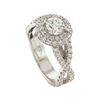 Image 1 : 14K White Gold 1.49ctw Diamond Ring