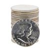 Image 1 : Roll of (20) 1963 Brilliant Uncirculated Franklin Half Dollar Coins