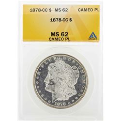 1878-CC $1Morgan Silver Dollar Coin ANACS MS62