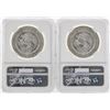 Image 2 : Set of (2) 1985MO Mexico $1 Silver Coin NGC MS66