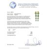 Image 3 : 14KT Yellow Gold 5.08ctw Emerald and Diamond Earrings