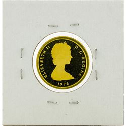 1976 Turks & Caicos 50 Crowns Gold Proof Coin