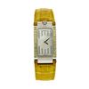 Image 1 : Ladies Movado Elliptica Wristwatch with Yellow Gemstone Dial