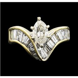 14KT Yellow Gold 2.21ctw Diamond Ring